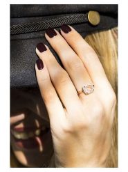 DIAMOND & CO Złoty pierścionek "Quartissime" z diamentami i kwarcem różowym rozmiar: 58. Różowe pierścionki Diamond & Co, z diamentem, złote. Za 1,482.98 zł.