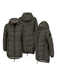 Sublevel Płaszcz pikowany w kolorze ciemnozielonym rozmiar: L. Zielone płaszcze Sublevel, l, bez wzorów, bez kaptura. Za 258.45 zł.