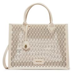 Torebka Badura. Brązowe shopper bag Badura, bez wzorów, bez dodatków. Za 299.99 zł.