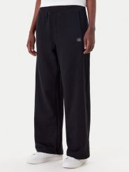 Calvin Klein Jeans Spodnie dresowe LV047C249G Czarny Wide Leg. Czarne spodnie sportowe Calvin Klein Jeans, bez wzorów, z bawełny. Za 331.99 zł.
