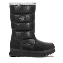 Śniegowce Luhta. Czarne śniegowce Luhta, bez wzorów, bez zapięcia. Za 519.99 zł.