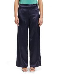 Vera Mont Spodnie w kolorze granatowym rozmiar: 42. Niebieskie spodnie materiałowe Vera Mont, bez wzorów, z materiału. Za 101.23 zł.