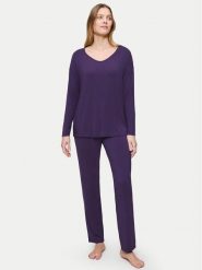 Triumph Piżama Timeless Sensuality 10221061 Fioletowy Regular Fit. Fioletowe piżamy Triumph, bez wzorów, bez kołnierzyka, bez ramiączek. Za 261.00 zł.