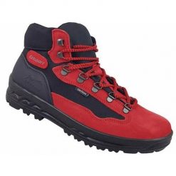 Buty trekkingowe damskie Grisport 399SV622G. Czerwone buty trekkingowe Grisport, z gumy, za kostkę, bez zapięcia. Za 351.00 zł.