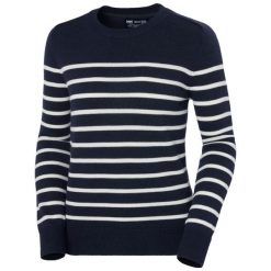 Damski sweter z wełny Helly Hansen. Niebieskie swetry Helly Hansen, na zimę, bez wzorów, z wełny, sportowe, bez ramiączek. Za 665.00 zł.