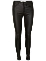 Vero Moda Spodnie "VMSEVEN" w kolorze czarnym rozmiar: XS/L30. Czarne spodnie materiałowe Vero Moda, bez wzorów, z materiału, klasyczne. Za 92.21 zł.