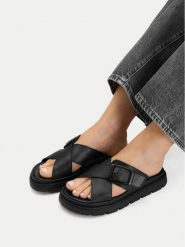G-Star Raw Klapki CEO-WI16-MARS-02 Czarny. Czarne klapki G-Star, bez wzorów, ze skóry, retro, bez obcasa, bez zapięcia. Za 133.99 zł.