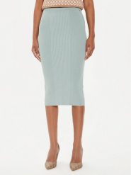 Guess Spódnica ołówkowa W4YD77 Z2YN2 Zielony Slim Fit. Zielone spódnice Guess, xs, z aplikacjami, z syntetyku, ołówkowe. Za 189.99 zł.