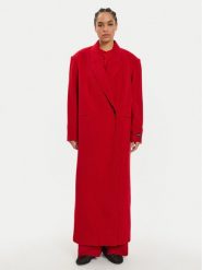 Herskind Płaszcz wełniany Drew 5381158 Czerwony Regular Fit. Czerwone płaszcze Herskind, na zimę, bez wzorów, z syntetyku, bez kaptura. Za 2,799.00 zł.