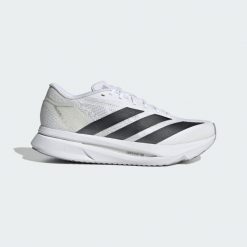 Buty Adizero SL2. Białe buty do biegania adidas, bez wzorów, bez zapięcia, do biegania. Za 535.50 zł.