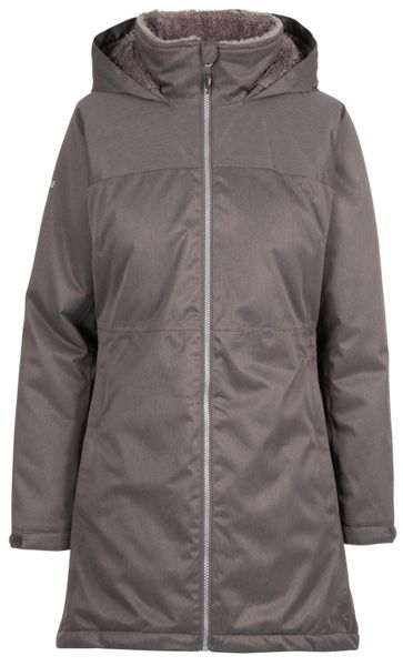 Trespass Wintry damska kurtka zimowa Dark Grey Marl. Szare kurtki 2117 OF SWEDEN, na zimę, xl, z aplikacjami, z futra, bez kaptura. Za 287.90 zł.