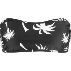 Bikini bandeau bonprix czarny z nadrukiem. Czarne bikini bonprix, bez wzorów. Za 54.99 zł.