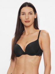 Dorina Biustonosz push-up Rosa D001681MI033 Czarny. Czarne biustonosze Dorina, bez wzorów, z syntetyku. Za 69.99 zł.