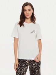 Vila T-Shirt Sybil 14097370 Biały Regular Fit. Białe t-shirty Vila, m, bez wzorów, z bawełny, bez kołnierzyka, bez ramiączek. Za 39.99 zł.