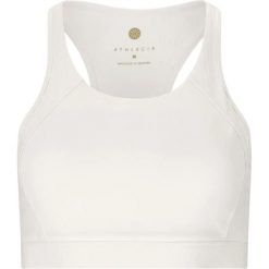 Biustonosz dla kobiet Athlecia Aliya V2. Białe biustonosze sportowe Athlecia, bez wzorów, na jogę i pilates. Za 232.50 zł.