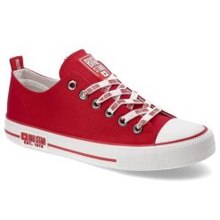 Czerwone Trampki Big Star Damskie Wygodne Buty. Czerwone trampki BIG STAR, bez wzorów, retro, bez zapięcia. Za 116.99 zł.