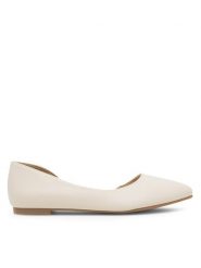 Jenny Fairy Baleriny JANE WS2108-08 Écru. Baleriny Jenny Fairy, bez wzorów, ze skóry, bez obcasa, bez zapięcia. Za 89.99 zł.
