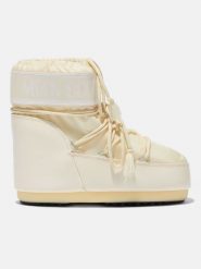 Moon Boot Botki zimowe "Icon" w kolorze kremowym rozmiar: 39-41. Brązowe botki Moon Boot, bez wzorów, bez obcasa, bez zapięcia. Za 499.19 zł.