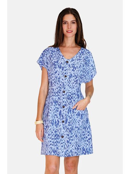 ASSUILI Sukienka w kolorze błękitnym rozmiar: 42. Niebieskie sukienki Assuili, bez wzorów, klasyczne, bez kołnierzyka, bez ramiączek, mini. Za 135.81 zł.