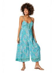 Aller Simplement Kombinezon w kolorze turkusowym rozmiar: 38/40. Niebieskie kombinezony Aller Simplement, bez wzorów, bez kołnierzyka, bez ramiączek. Za 65.99 zł.