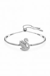 Swarovski bransoletka Iconic Swan damska. Szare bransoletki Swarovski. Za 749.99 zł.