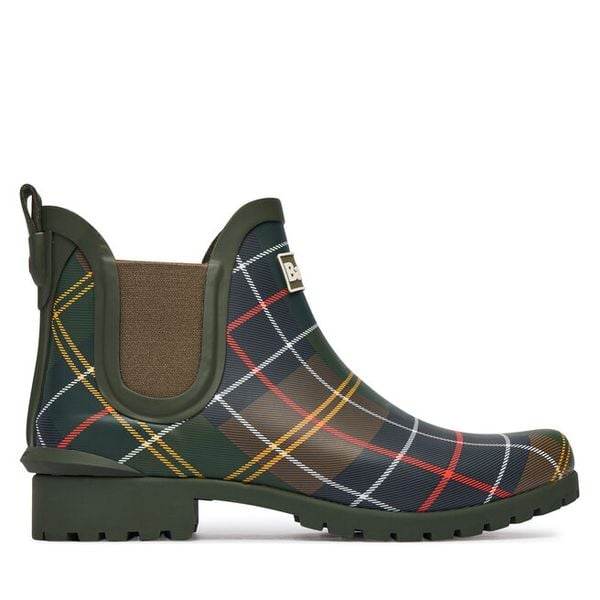 Kalosze Barbour. Zielone kalosze Barbour, bez wzorów, bez zapięcia. Za 296.99 zł.