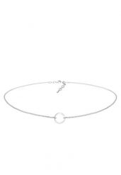 Elli Choker damski Circle Trend Geo wykonany ze srebra próby 925 Sterling Silver Naszyjniki 1 ct Damski. Szare naszyjniki Elli, z materiału, srebrne. Za 243.99 zł.