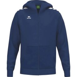 Bluza z kapturem Erima CMPT Wings. Niebieskie bluzy Erima, m, bez wzorów, z bawełny, bez ramiączek, z kapturem. Za 327.99 zł.