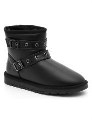 ISLAND BOOT Botki zimowe "Eternity" w kolorze czarnym rozmiar: 37. Czarne botki Island Boot, bez wzorów, z materiału, bez obcasa, bez zapięcia. Za 107.99 zł.