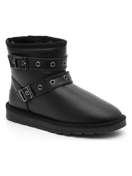 ISLAND BOOT Botki zimowe "Eternity" w kolorze czarnym rozmiar: 36. Czarne botki Island Boot, bez wzorów, z materiału, bez obcasa, bez zapięcia. Za 159.95 zł.