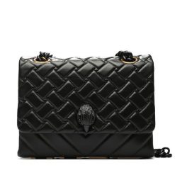 Torebka Kurt Geiger. Czarne kopertówki Kurt Geiger, bez wzorów, wizytowe, bez dodatków. Za 1,299.00 zł.