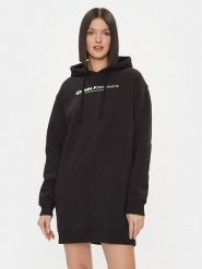 Calvin Klein Jeans Sukienka codzienna Double Ck Hoodie Dress J20J223257 Czarny Oversize. Czarne sukienki Calvin Klein Jeans, na co dzień, xs, bez wzorów, z bawełny, bez kołnierzyka, bez ramiączek, oversize. Za 289.99 zł.