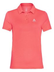 Odlo Funkcyjna koszulka polo w kolorze koralowym rozmiar: S. Czerwone t-shirty sportowe ODLO, s, bez wzorów, z materiału, bez ramiączek, outdoorowe. Za 153.95 zł.
