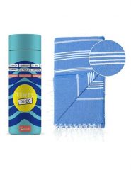 Samimi Chusta hammam w kolorze niebieskim - 180 x 100 cm rozmiar: onesize. Niebieskie chusty Samimi, bez wzorów, z bawełny. Za 79.03 zł.