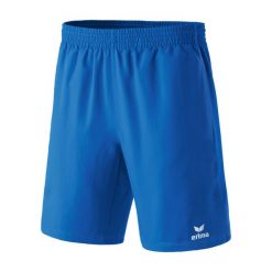 Spodenki 565 Club 1900 Junior Niebieskie. Niebieskie szorty sportowe Erima, bez wzorów, z materiału, na fitness i siłownię. Za 132.00 zł.