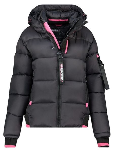 ANAPURNA Kurtka zimowa "Calixana" w kolorze czarnym rozmiar: M. Czarne kurtki ANAPURNA, na zimę, m, bez wzorów, z puchu, bez kaptura. Za 480.90 zł.