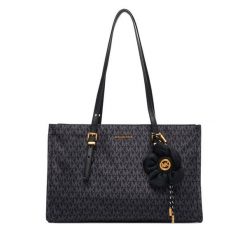 Torebka MICHAEL Michael Kors. Czarne torebki klasyczne MICHAEL Michael Kors, bez wzorów, klasyczne, bez dodatków. Za 879.99 zł.