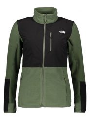 The North Face Kurtka polarowa w kolorze oliwkowo-czarnym rozmiar: XS. Brązowe kurtki The North Face, xs, bez wzorów, z polaru, bez kaptura. Za 205.45 zł.