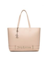Juicy Couture Torebka CEO-BEJXT8840WVP Różowy. Czerwone shopper bag Juicy Couture, bez wzorów, z materiału, bez dodatków. Za 369.99 zł.
