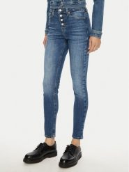 Tommy Jeans Jeansy Nora DW0DW19546 Niebieski Skinny Fit. Niebieskie jeansy Tommy Jeans, bez wzorów, z bawełny. Za 259.99 zł.