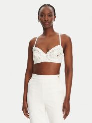 Elisabetta Franchi Biustonosz braletka RG00252E2 360 Biały Slim Fit. Białe biustonosze Elisabetta Franchi, bez wzorów, z syntetyku. Za 1,509.00 zł.