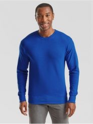 Lekka bluza dresowa Fruit Of The Loom Adulto Azul. Niebieskie bluzy z kapturem fruit of the loom, m, bez wzorów, z bawełny, bez kaptura, do jazdy konnej. Za 148.99 zł.
