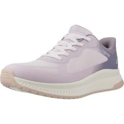Buty SKECHERS BOBS SQUAD 4 STAPLE LOOK Fioletowy. Fioletowe buty trekkingowe Skechers, bez wzorów, z syntetyku, bez zapięcia, na fitness i siłownię. Za 285.99 zł.