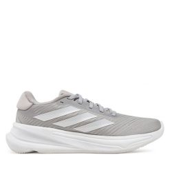 Buty do biegania adidas. Szare buty do biegania adidas, bez wzorów, bez zapięcia, do biegania. Za 279.99 zł.