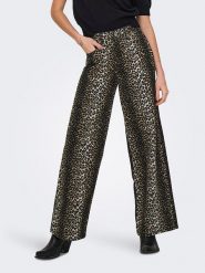 ONLY Dżinsy - Regular fit - w kolorze beżowo-jasnobrązowo-czarnym rozmiar: M/L32. Brązowe jeansy ONLY, l, z aplikacjami, ze skóry, klasyczne. Za 92.64 zł.
