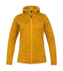 Damska bluza dresowa z kapturem Hannah Dagnys. Żółte bluzy z kapturem Hannah, s, bez wzorów, z dresówki, z kapturem, na fitness i siłownię. Za 430.35 zł.