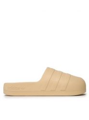 Adidas Klapki adifom adilette Slides GZ2632 Beżowy. Brązowe klapki adidas, bez wzorów, z syntetyku, sportowe, bez obcasa, bez zapięcia. Za 219.99 zł.