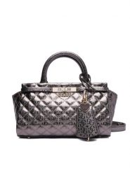 Guess Torebka HWGM81 57050 Srebrny. Szare torebki klasyczne Guess, z aplikacjami, ze skóry, bez dodatków. Za 439.99 zł.