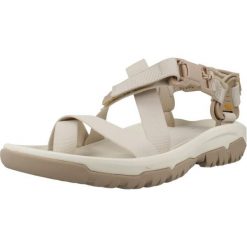 Sandały TEVA W HURRICANE TERR Beżowy. Brązowe sandały Teva, bez wzorów, z tkaniny, bez obcasa, bez zapięcia. Za 316.99 zł.