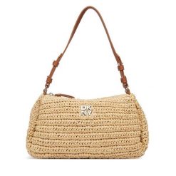 Torebka DKNY. Brązowe torebki klasyczne DKNY, bez wzorów, klasyczne, bez dodatków. Za 619.99 zł.